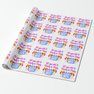 30 YR OLD & READY TO PARTY WRAPPING PAPER