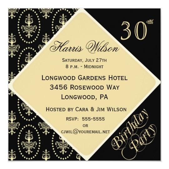30th 39th Birthday Invitations Zazzle Com