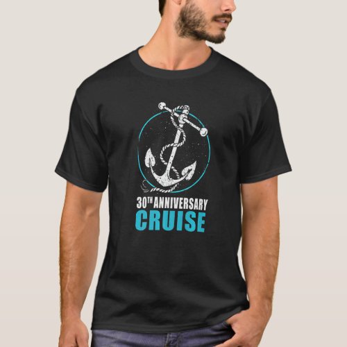 30th Anniversary Cruise Family Matching Couples Cr T_Shirt