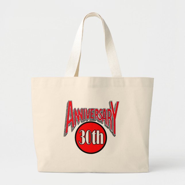 30th anniversary large tote bag (Front)