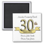 30th Anniversary Party Favors Magnet