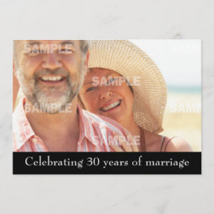 30th Anniversary Party Invitation