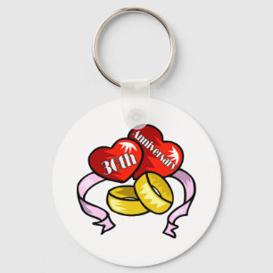 30th anniversary w keychain