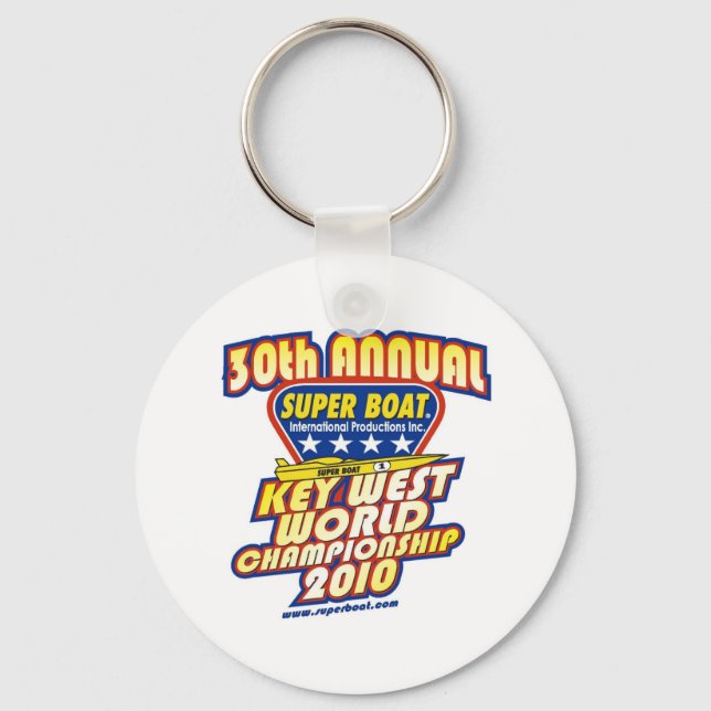 30th Annual Key West World Championship Keychain (Front)
