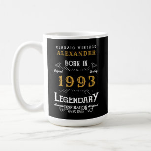 30th Birthday 1993 Add Your Name Legendary  Coffee Mug