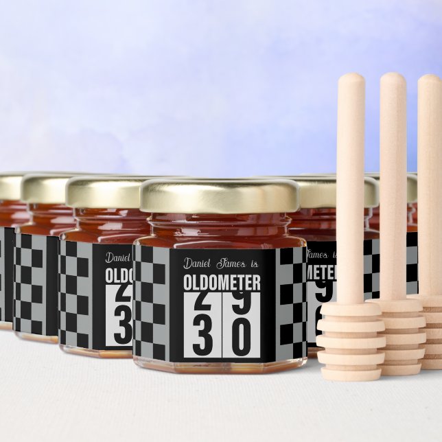 30th Birthday add name party Honey Jar Favors (Multi)