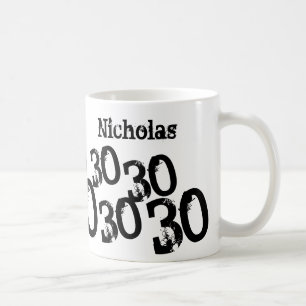 30th Birthday Add Name Personalized Mug