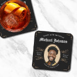 30th Birthday Aged to Perfection Classic Vintage  Square Paper Coaster<br><div class="desc">30th Birthday Aged to Perfection Classic Vintage Square Paper Coaster. Indulge in the timeless charm of our Aged to Perfection Whiskey-themed Milestone Birthday Party Collection. Embrace the Classic Vintage ambiance as you celebrate a life well-lived with elegance and sophistication. Our curated selection features everything you need to create a memorable...</div>