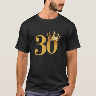 30th Birthday and a crown Long Sleeve T Shirt