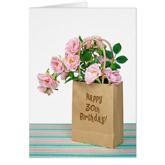 30th Birthday Bag Cards (Front)