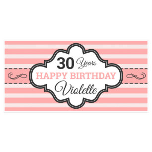30th Birthday Banner Party Decoration-Any Age