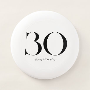 30th Birthday Black and White Wham-O Frisbee