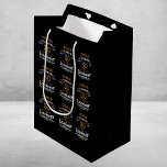 30th Birthday Black Gold Legendary Retro Medium Gift Bag<br><div class="desc">Vintage Black Gold Elegant gift bag - Personalized 30th Birthday Celebration bag. Celebrate your milestone 30th birthday with a touch of elegance, class, and sweetness! Our Vintage Black Gold gift bags are the perfect way to make your mark with personalized birthday favors. Every bag has a rich and luxurious black...</div>