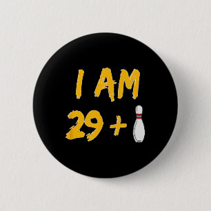 30th Birthday Bowling Shirt Bowler Gift Party Button