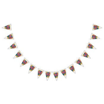 30th Birthday Bunting Banner Party by patrickhoenderkamp at Zazzle