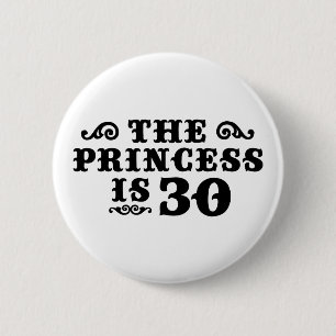 30th Birthday Button