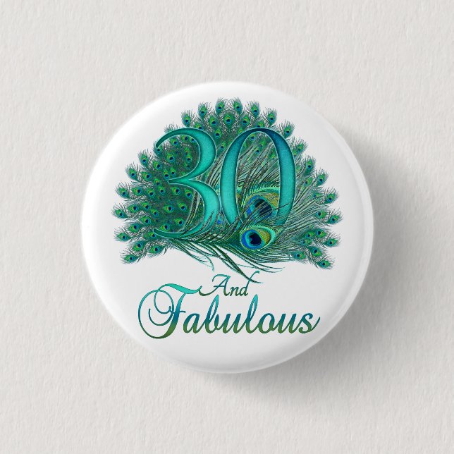 30th Birthday Buttons (Front)