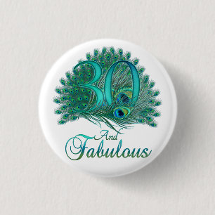 30th Birthday Buttons