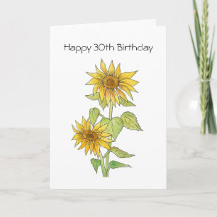 30th Birthday Card