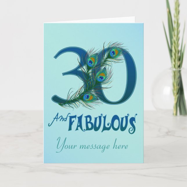 30th Birthday Cards (Front)