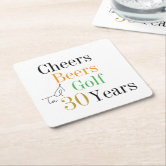 Striscione Compleanno 30 Anni Birra – Banner Decorazioni Carta Glitterata Con Tazze E Numero 30