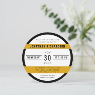 30th Birthday Cheers and Beers to 30 Years Modern Invitation