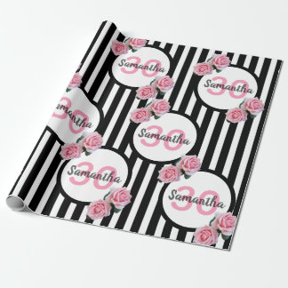 pink and gray wrapping paper