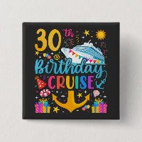 30th Birthday Cruise B-Day Party Square