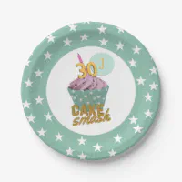 Thirtieth 30th Birthday Cupcake With Candle Card Mockup Stock Photo -  Download Image Now - iStock