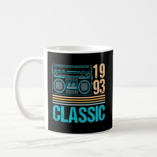 30th Birthday Design u2013 Radio 1993 Vintage Clas Coffee Mug