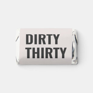 30th Birthday Dirty Thirty Celebration Party Treat Hershey's Miniatures
