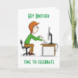"30th BIRTHDAY FOR MY BROTHER" Card<br><div class="desc">HOPE YOU LIKE THIS COOL CARD. CHANGE IT TO SUIT YOUR NEEDS ON THE INSIDE AND OUTSIDE! THANKS FOR STOPPING BY 1 OF MY 8 STORES!!!</div>