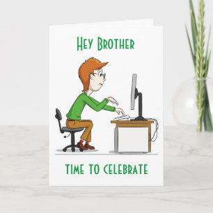 "30th BIRTHDAY FOR MY BROTHER" Card