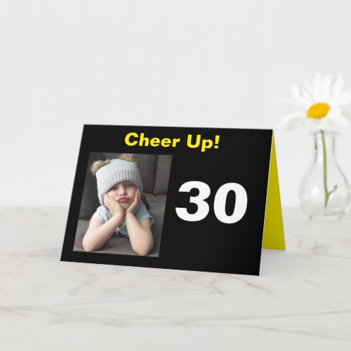 30th Birthday Funny Grumpy Girl Card