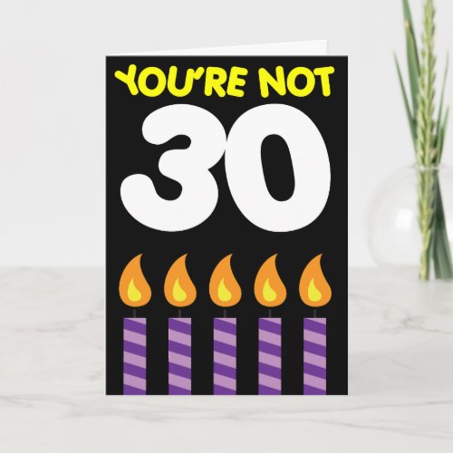 30th Birthday Funny Tariff