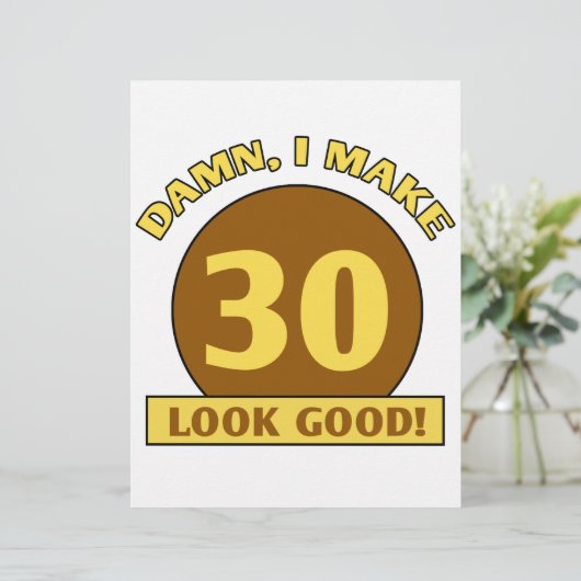 30th Birthday Gag Gifts (Standing Front)