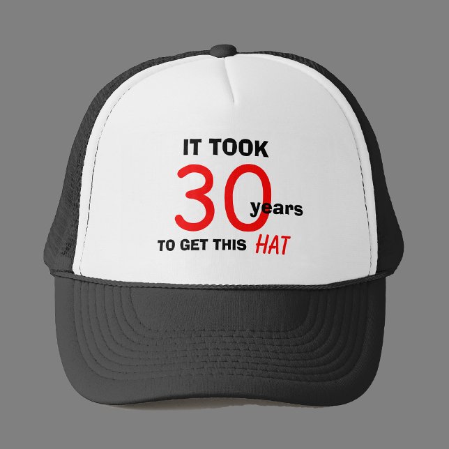 30th Birthday Gag Gifts Hat for Men (Creator Uploaded)