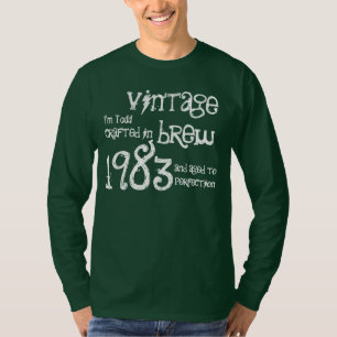 30th Birthday Gift 1983 Vintage Brew T-Shirt