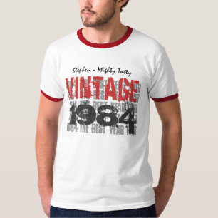 30th Birthday Gift Best 1984 Vintage Grunge 01M T-Shirt