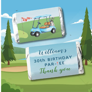 30th Birthday Golf Theme Par-tee Birthday Hershey's Miniatures
