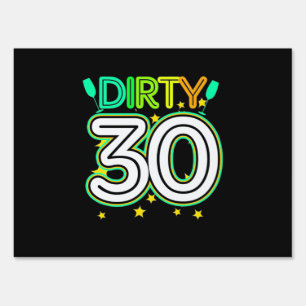 30th Birthday   Happy 30th Birthday Sign