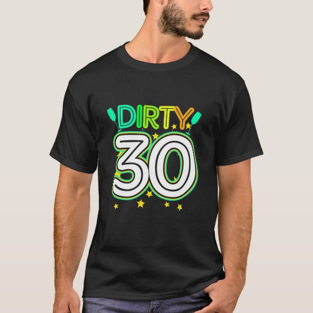30th Birthday | Happy 30th Birthday T-Shirt (Front)