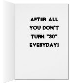 **30th BIRTHDAY** HIT THE ROAD AND CELEBRATE (Inside (Right))