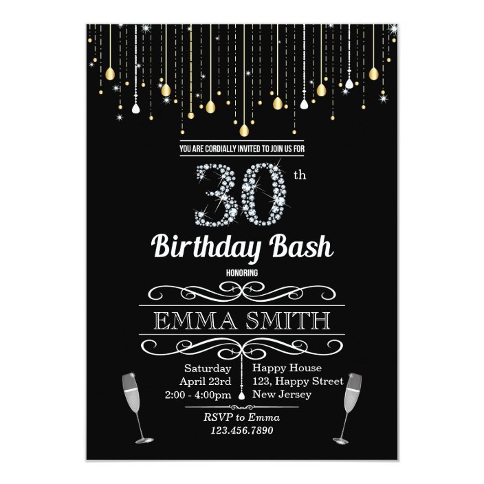 30th Birthday Invitation | Zazzle.com