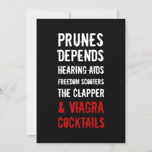 30th Birthday Invitation -Geezers &amp; Old Folks