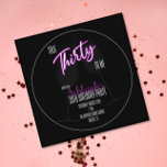 30th Birthday Invitation - Talk Thirty To Me<br><div class="desc">Talk Thirty To Me and tell me we're having a party! All event detail font and text is customizable,  so feel free to edit in your own information by clicking the "personalize" button.</div>
