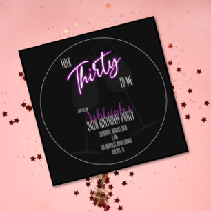 30th Birthday Invitation - Talk Thirty To Me