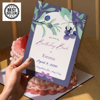 30th birthday invitation template girls