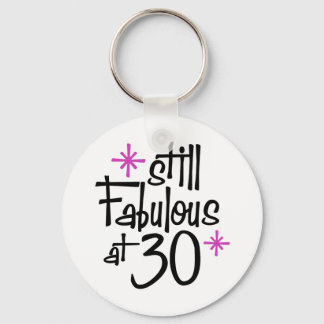 30th Birthday Keychain