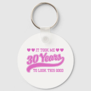 30th Birthday Keychain